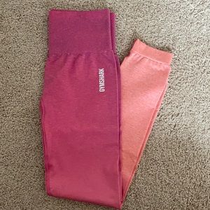 NEVER WORN Gymshark ombre leggings